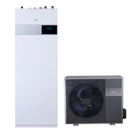 Midea MHA-V10W/D2N8-B2H2-IWT190 M-Thermal osztott hőszivattyú (R32, 10 kW, 1 fázis, 190l, fekete)